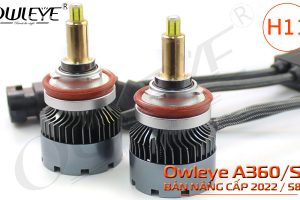 Den led o to Owleye A360 S3 H11 58W Ban cap nhat 2022-2