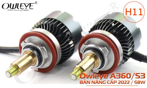 Den led o to Owleye A360 S3 H11 58W Ban cap nhat 2022-5