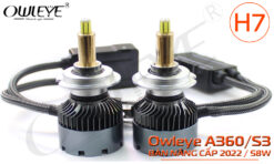 Den led o to Owleye A360 S3 H7 58W Ban cap nhat 2022-2