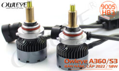Den led o to Owleye A360 S3 HB3 9005 58W Ban cap nhat 2022-2