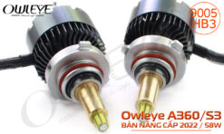 Den led o to Owleye A360 S3 HB3 9005 58W Ban cap nhat 2022-5
