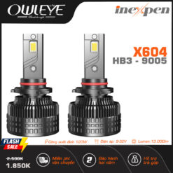 Inexpen x604, mẫu bóng đèn led ô tô công suất cao 120W đến từ Owleye 7 Đèn-led-ô-tô-H4-sáng-nhất-hiện-nay-Owleye-X604-inexpen-9005-hb3