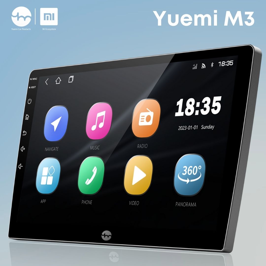Màn hình android ô tô Xiaomi 9 Banner Yuemi 5