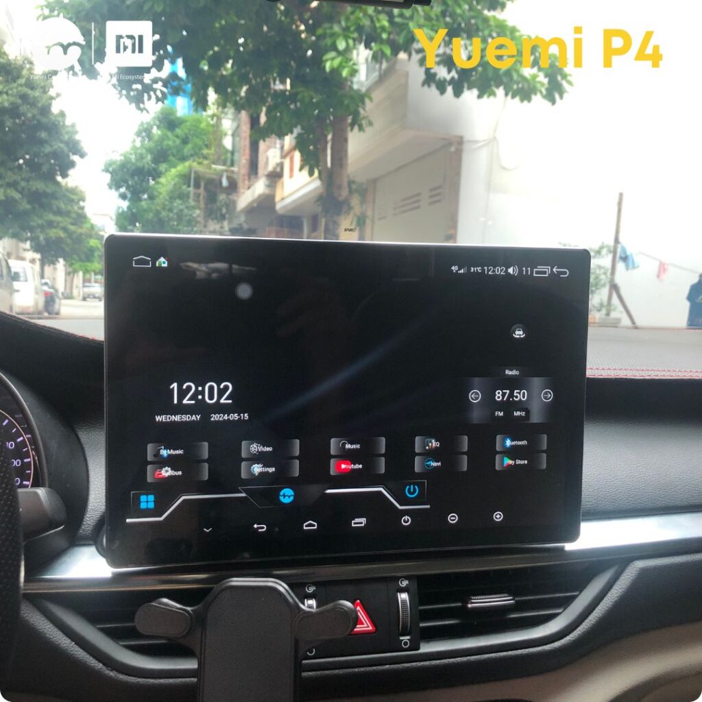 Màn hình android ô tô Xiaomi 16 Yuemi premium p4