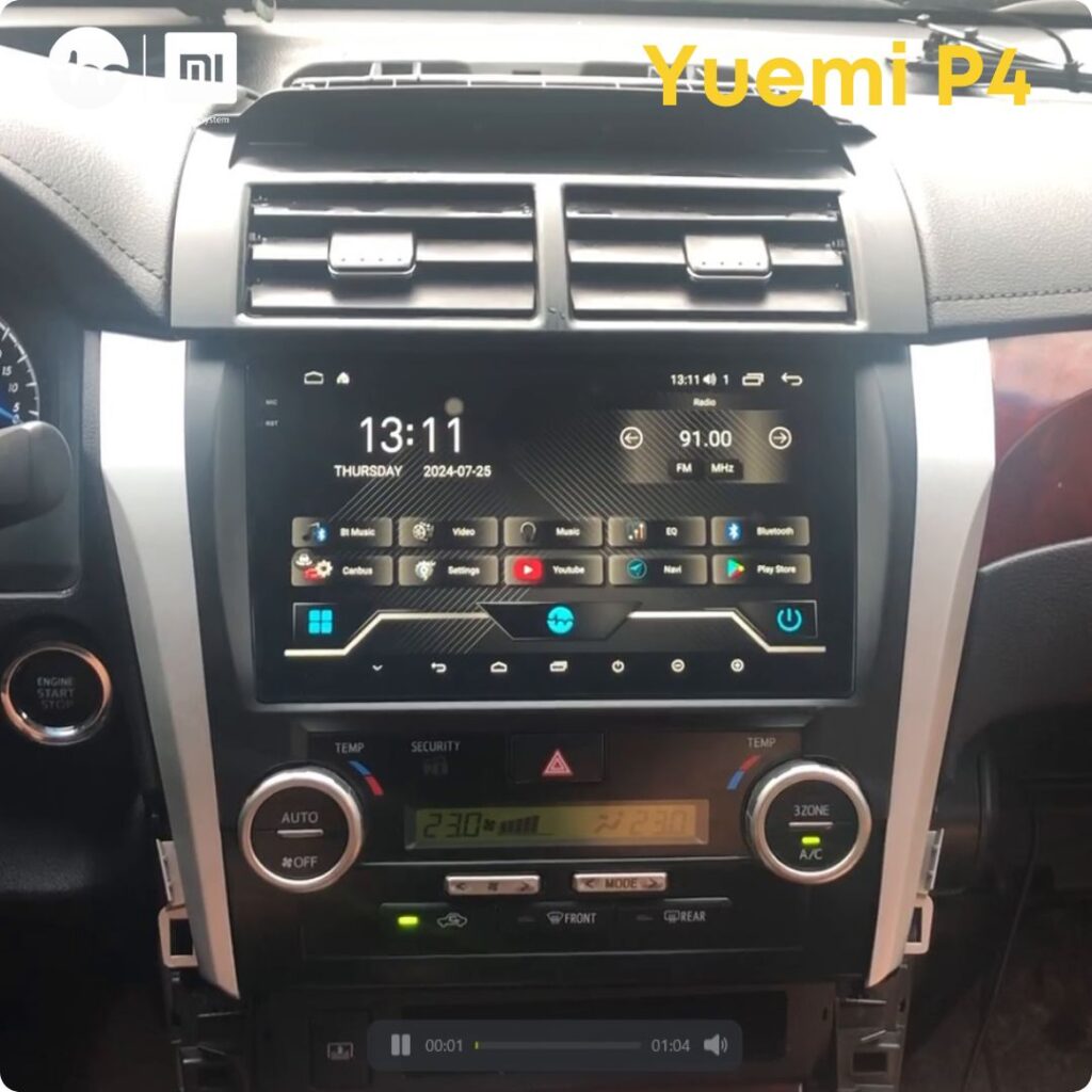 Màn hình android ô tô Xiaomi 17 Yuemi premium p4 2