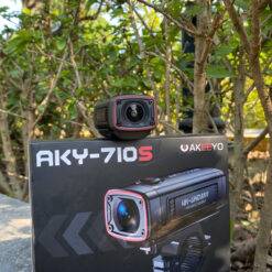 Camera hành trình xe máy Akeeyo 710S chống rung, chống nước, ghi hình 4K
