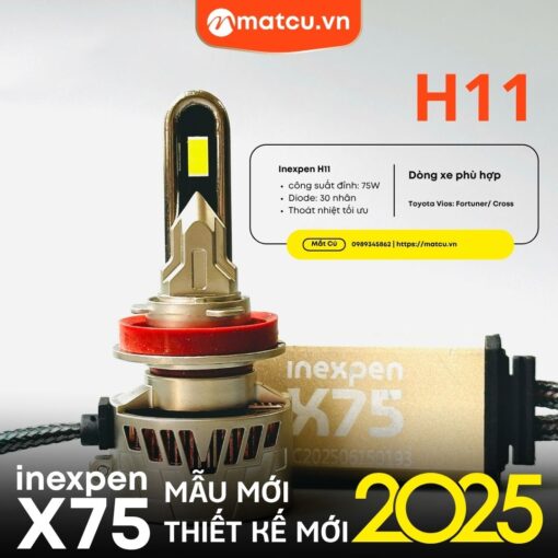 Đèn led ô tô inexpen X75  – Chính hãng Owleye với khả năng chiếu sáng vượt trội, lắp đặt nguyên bản - Ảnh 3