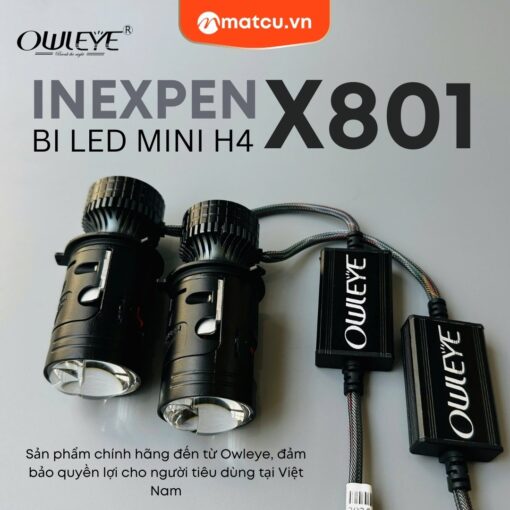 bi-led-mini-h4-owleye-inexpen-x801-tien-phong-cong-nghe-den-led-o-to-xe-may-lap-dat-nguyen-ban