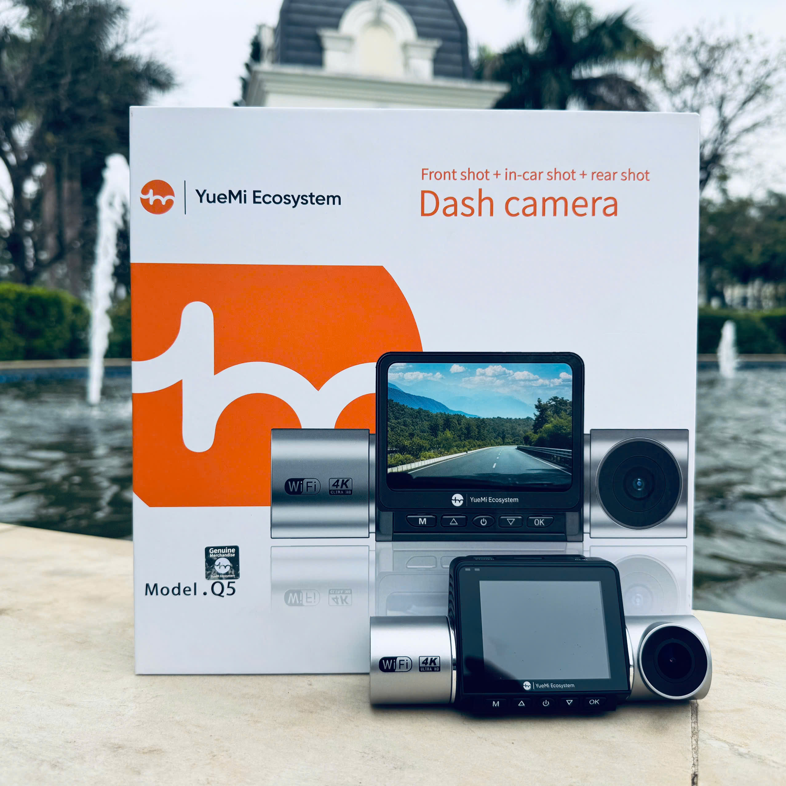 Camera hành trình Yuemi Q5 - 3 Mắt 3 Camera hành trình Yuemi Q5 - 3 Mắt - Ảnh 3