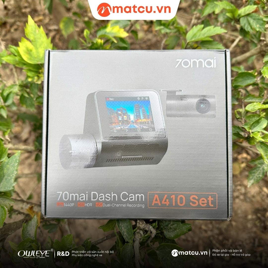 Camera hành trình ô tô 70mai 410, ghi hình độc lập hai kênh, sắc nét từng chi tiết 2 camera-hanh-trinh-o-to-70mai-410-1