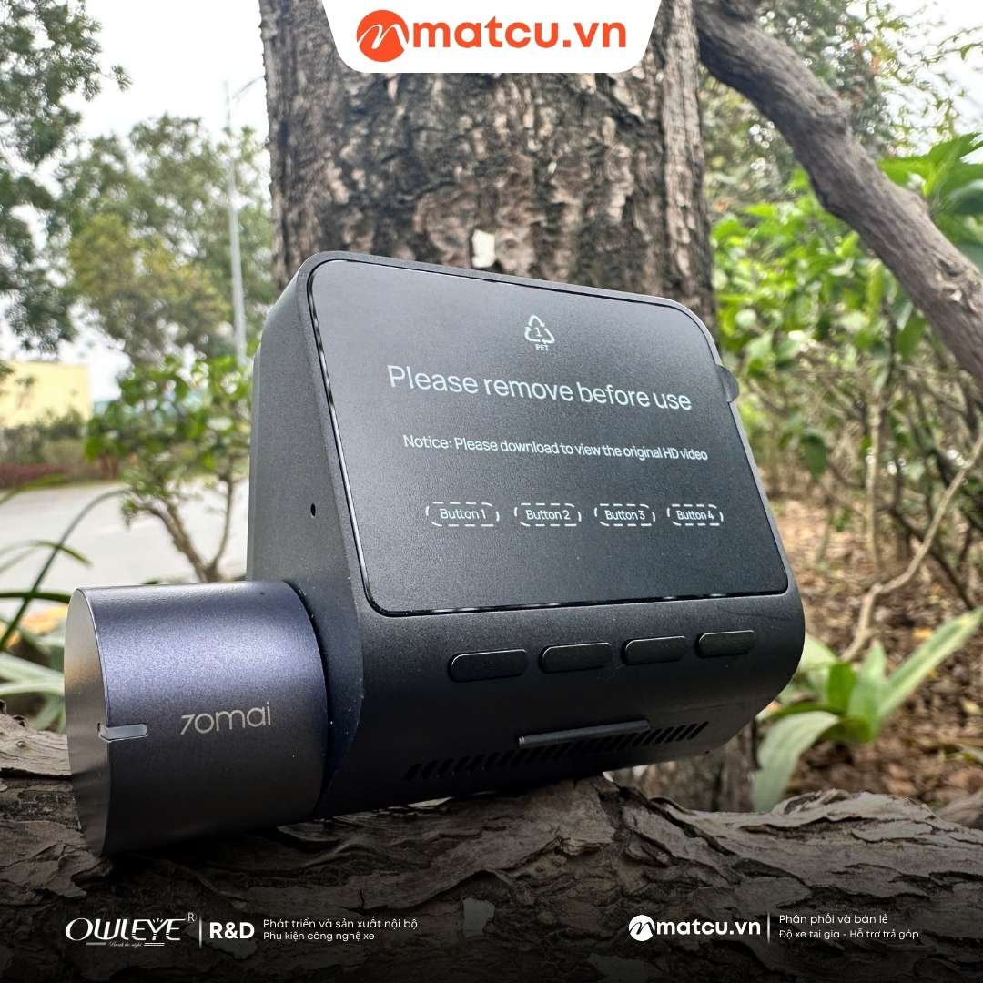 Camera hành trình ô tô 70mai 410, ghi hình độc lập hai kênh, sắc nét từng chi tiết 3 camera-hanh-trinh-o-to-70mai-410-2