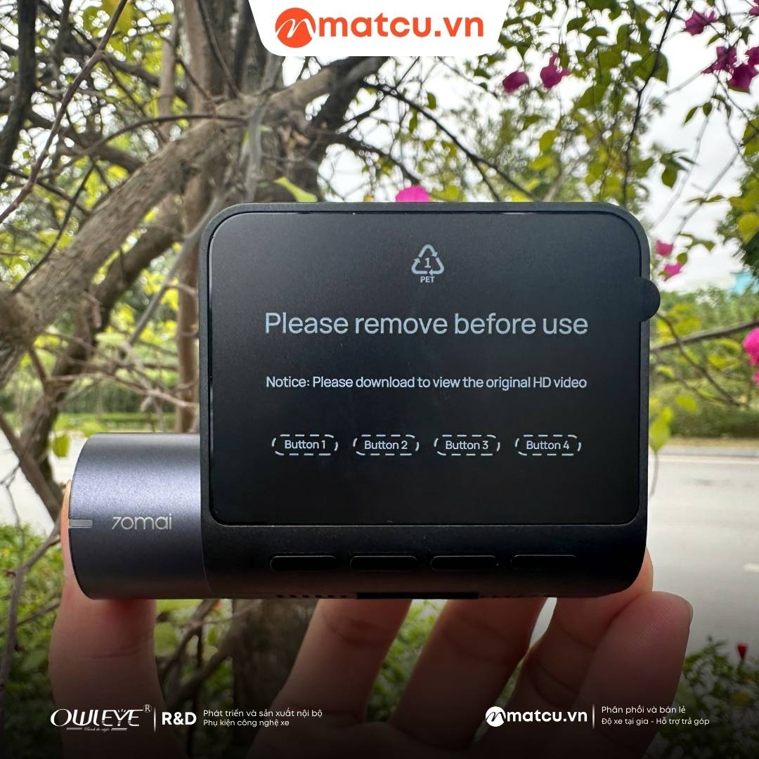 Camera hành trình ô tô 70mai 410, ghi hình độc lập hai kênh, sắc nét từng chi tiết 5 camera-hanh-trinh-o-to-70mai-410-4