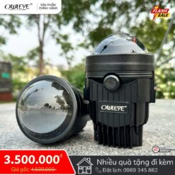 Inexpen XS350, bi led gầm liếc ba màu, đột phá dẫn đầu công nghệ đến từ Owleye, xóa tan điểm mù khi vào cua