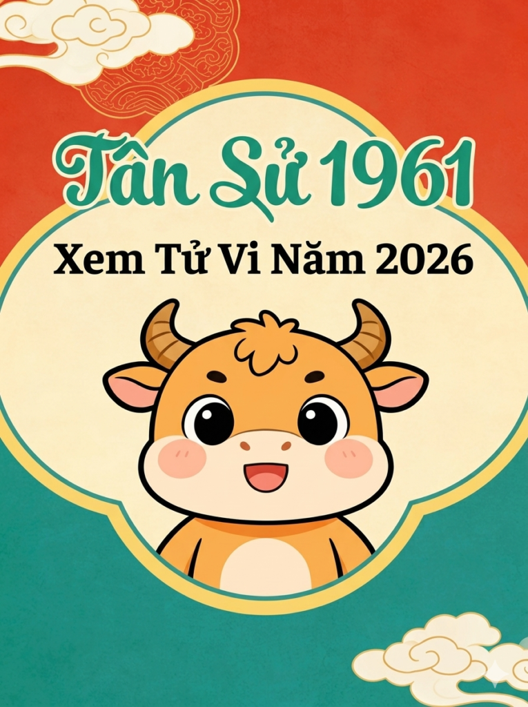 Dự báo 2026 công danh, sự nghiệp Tân Sửu 1961